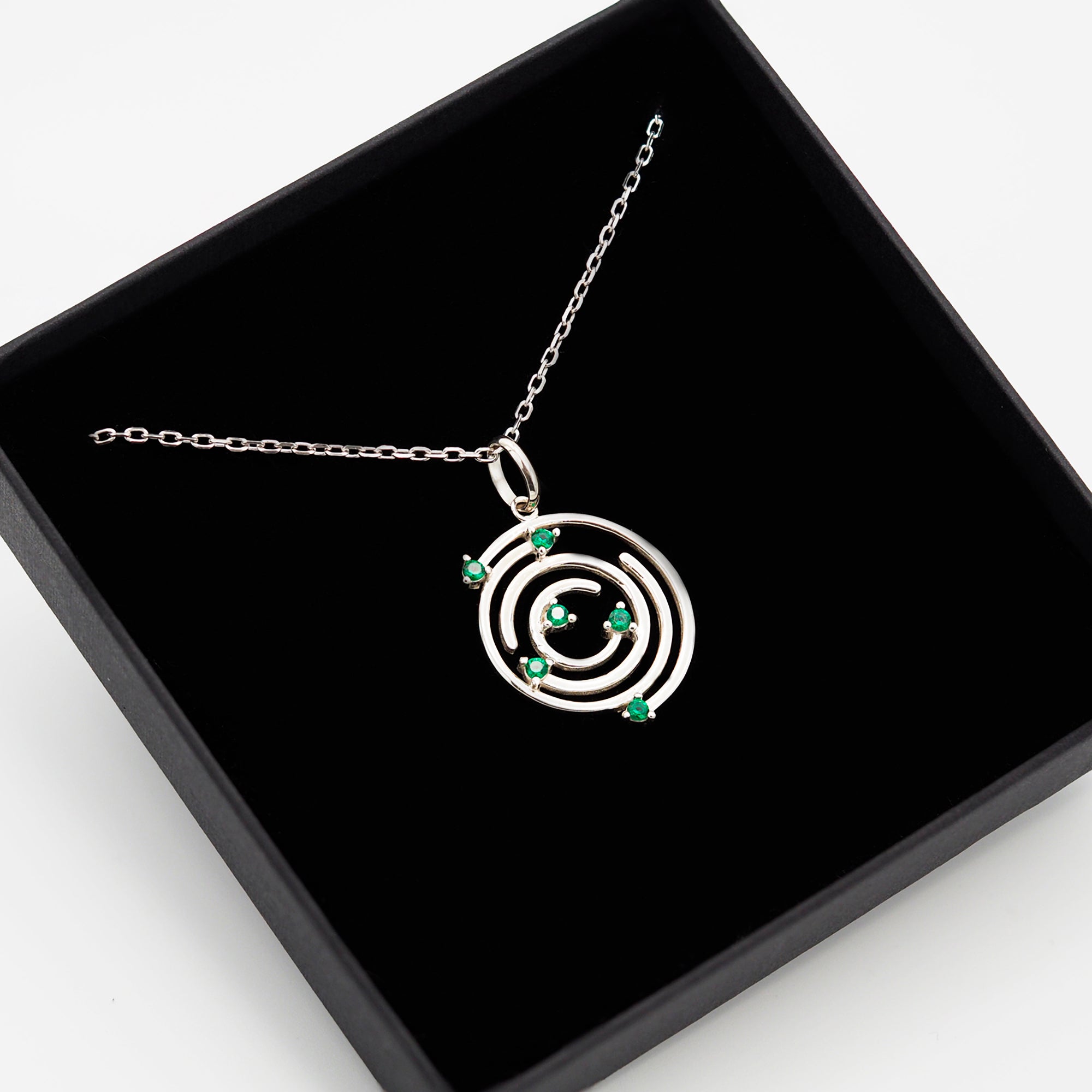 COLLAR SPIRAL GREEN