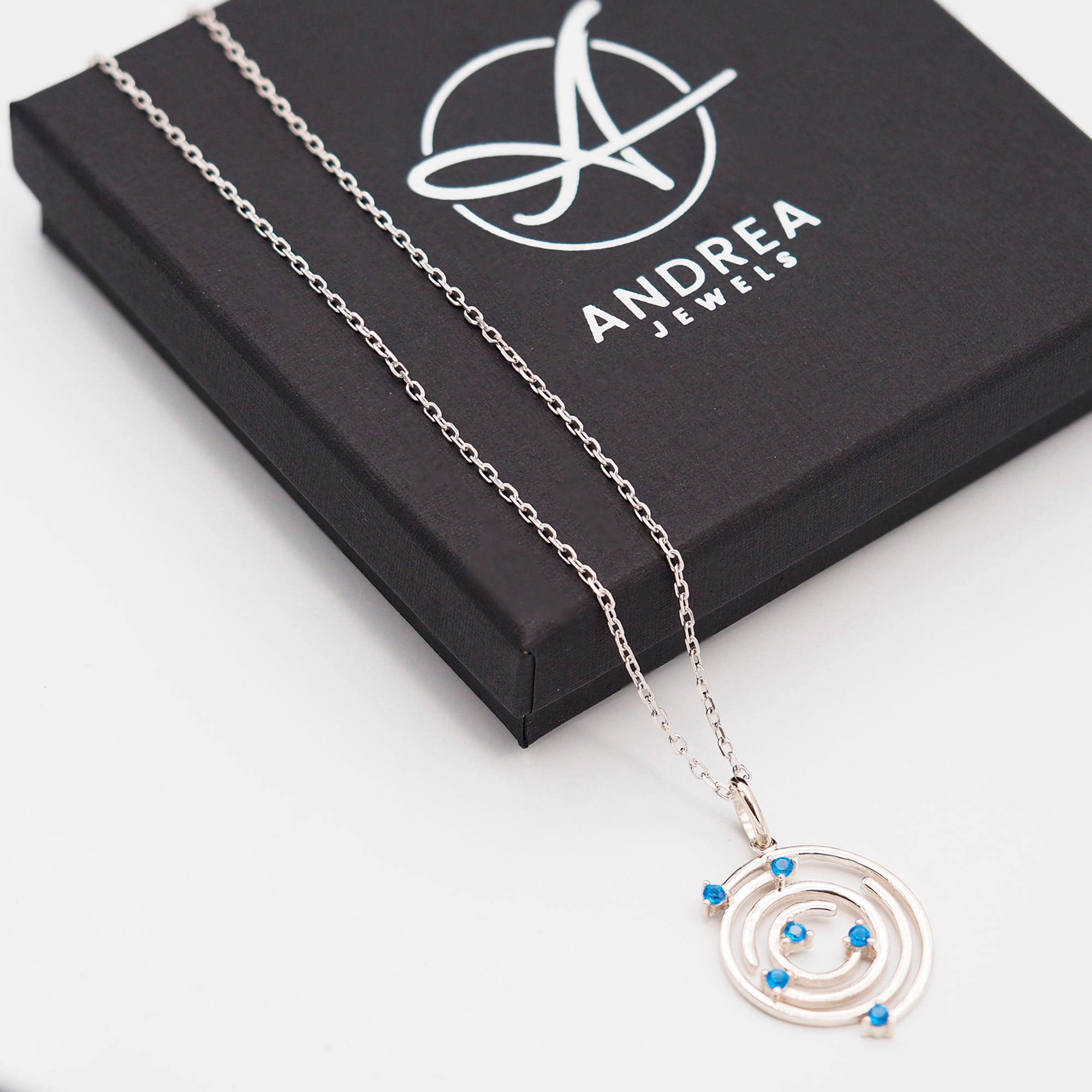 COLLAR SPIRAL BLUE