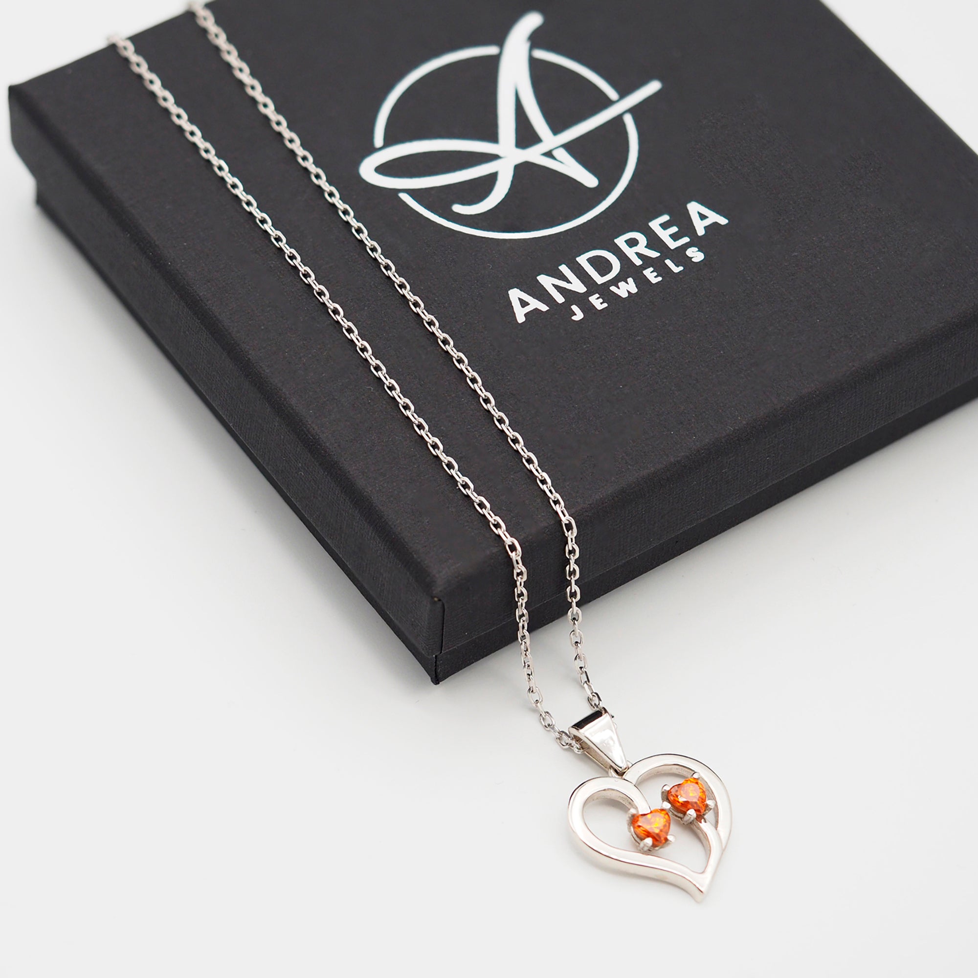 ORANGE SIENA NECKLACE