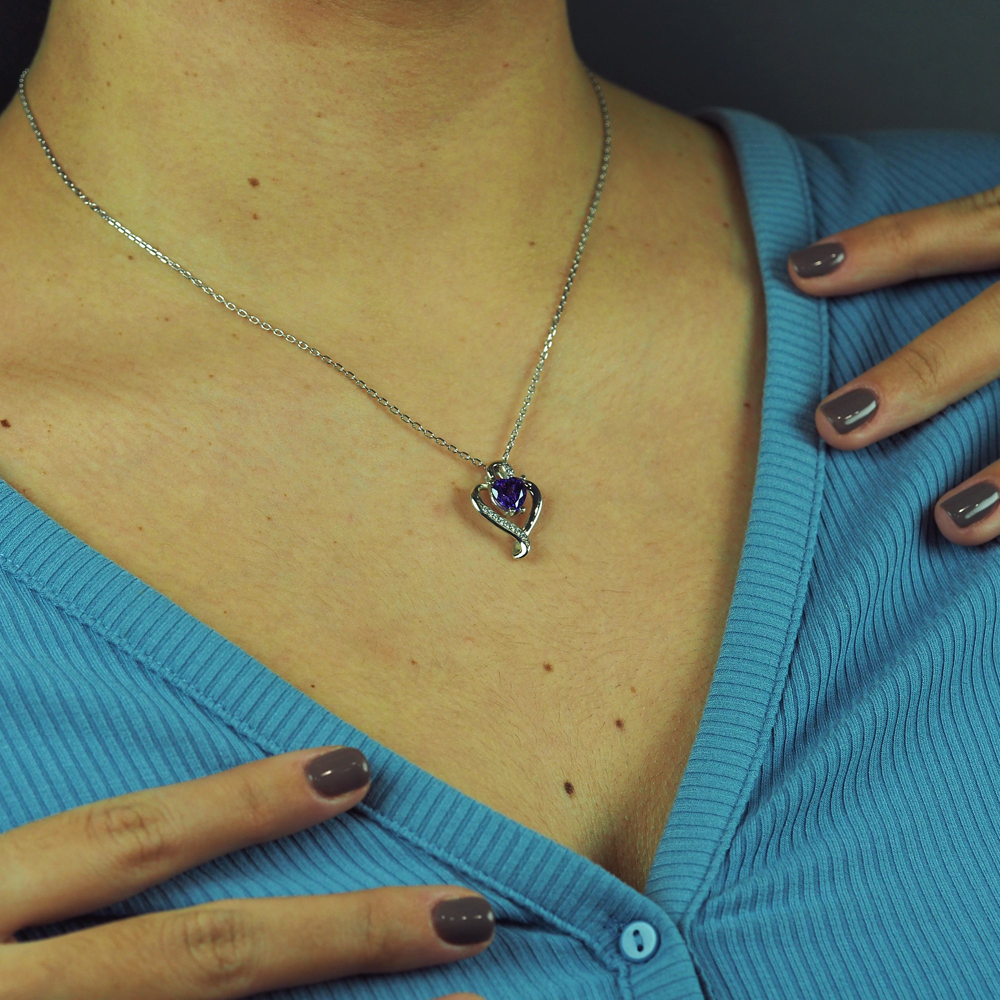 NINA AMETHYST NECKLACE