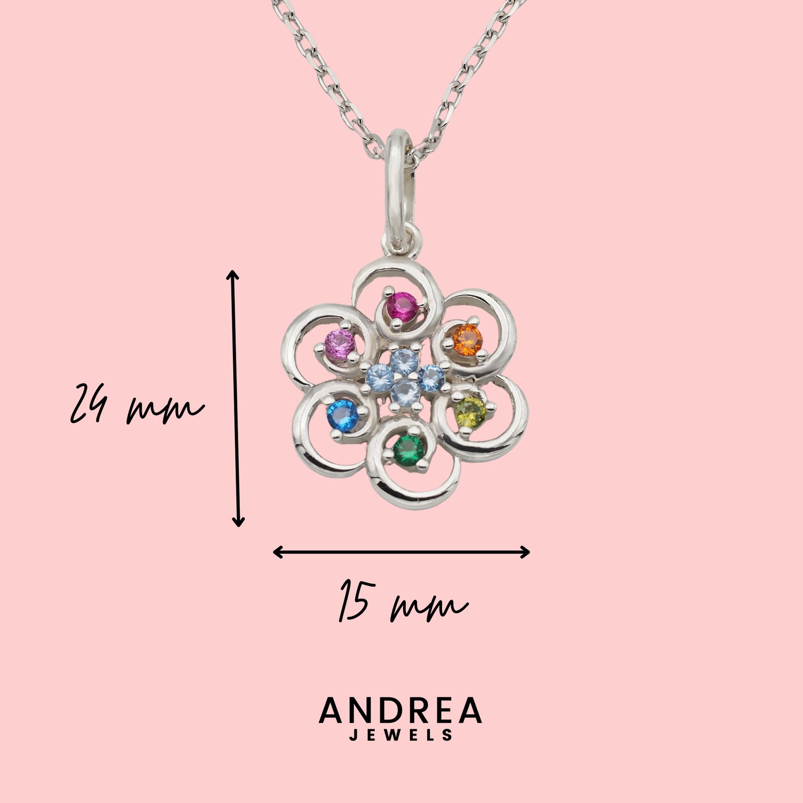 COLLAR POPPY MULTICOLOR