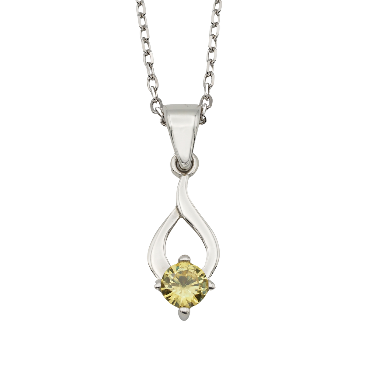 TEAR YELLOW NECKLACE