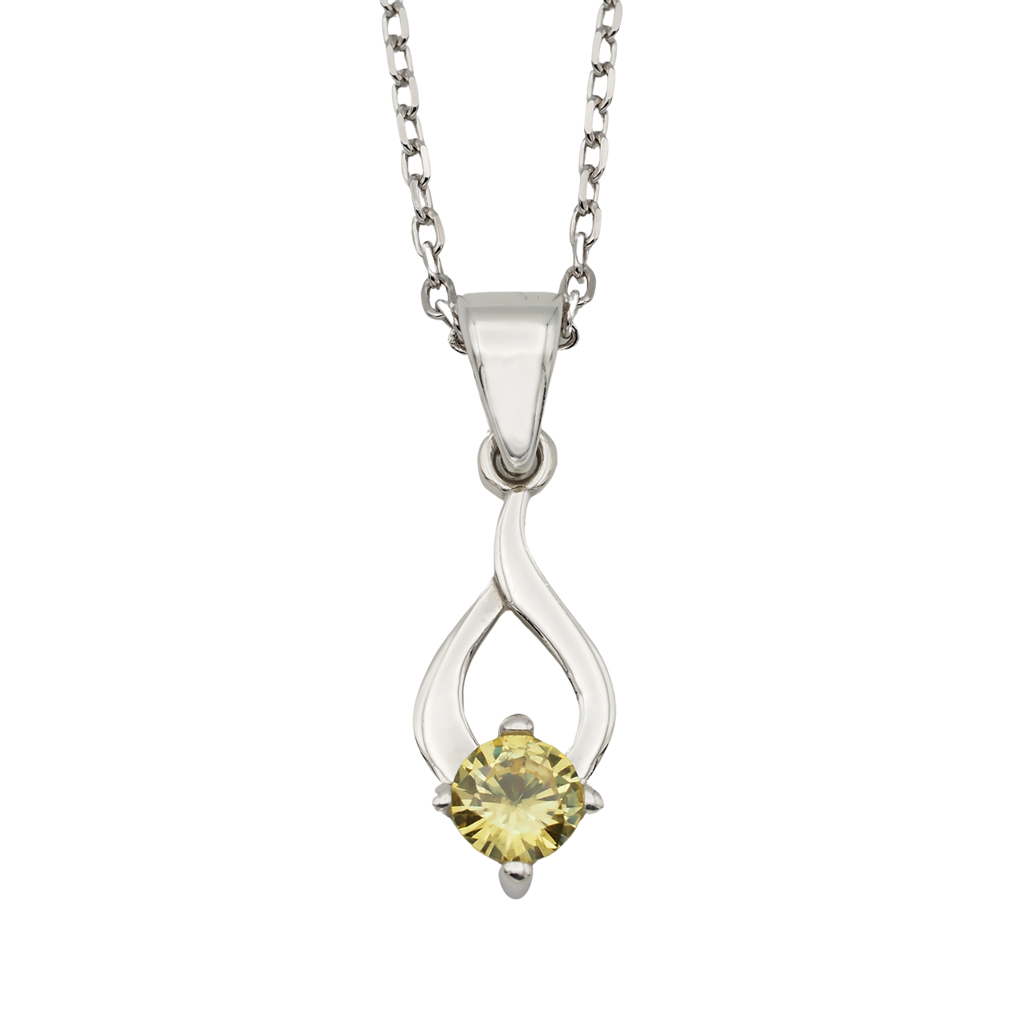 TEAR YELLOW NECKLACE